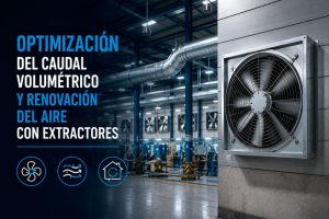 Optimización del caudal volumétrico y renovación del aire con extractores