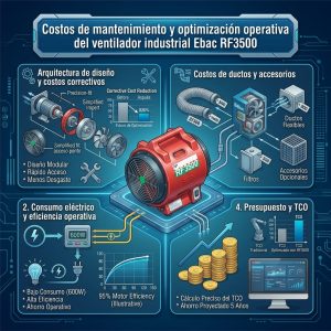 Costos de mantenimiento y optimización operativa del ventilador industrial Ebac RF3500: Una guía técnica y financiera