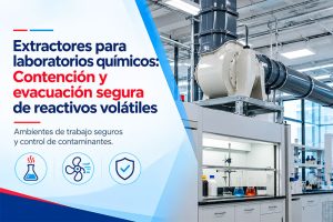 Extractores para laboratorios químicos: Contención y evacuación segura de reactivos volátiles